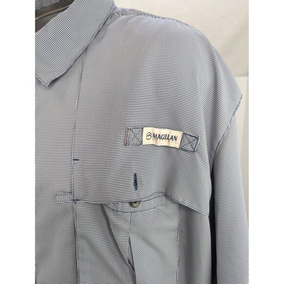 Magellan Outdoors Fish Gear Angler Fit Mag Wick Short Sleeve Vented Shirt Sz 3XL - Picture 2 of 9